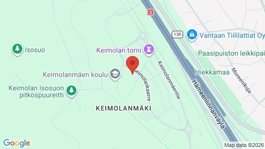 Apartments for rent i Vantaa - kort over placeringen