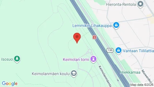 Apartments for rent i Vantaa - kort over placeringen