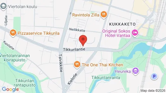 Apartments for rent i Vantaa - kort over placeringen