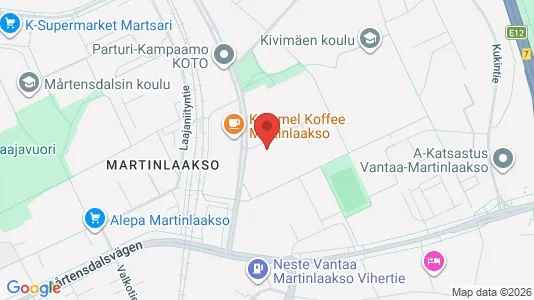Apartments for rent i Vantaa - kort over placeringen