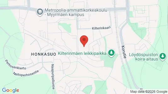Apartments for rent i Vantaa - kort over placeringen