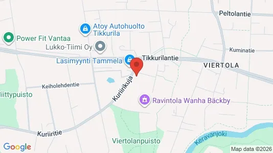 Apartments for rent i Vantaa - kort over placeringen
