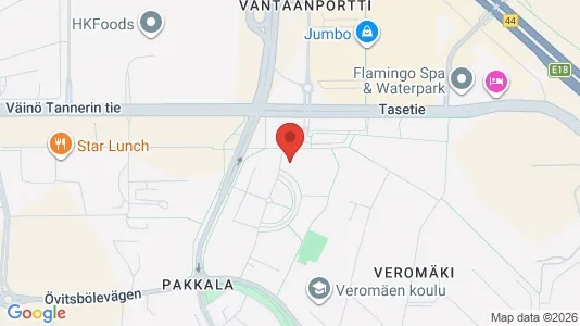 Apartments for rent i Vantaa - kort over placeringen