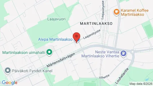 Apartments for rent i Vantaa - kort over placeringen