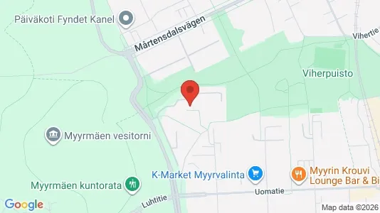 Apartments for rent i Vantaa - kort over placeringen