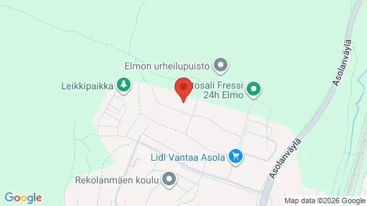 Apartments for rent i Vantaa - kort over placeringen