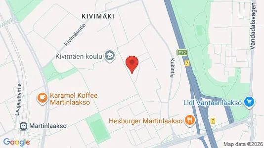 Apartments for rent i Vantaa - kort over placeringen