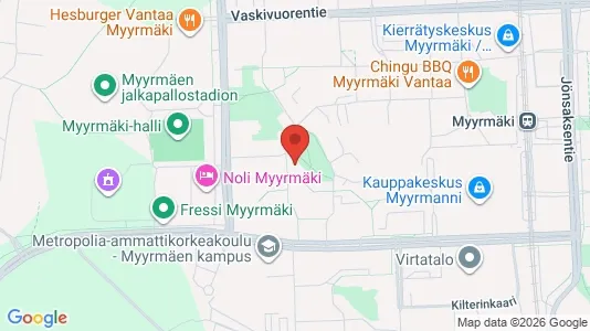 Apartments for rent i Vantaa - kort over placeringen