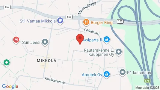 Apartments for rent i Vantaa - kort over placeringen