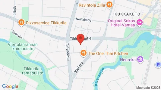 Apartments for rent i Vantaa - kort over placeringen