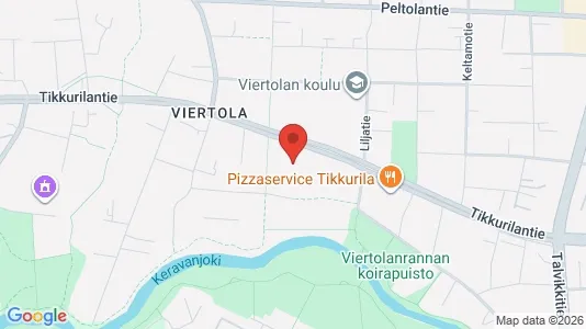 Apartments for rent i Vantaa - kort over placeringen