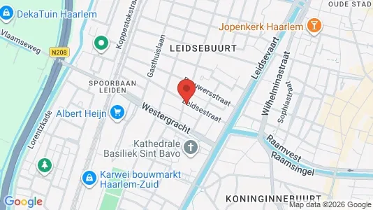 Apartments for rent i Haarlem - kort over placeringen