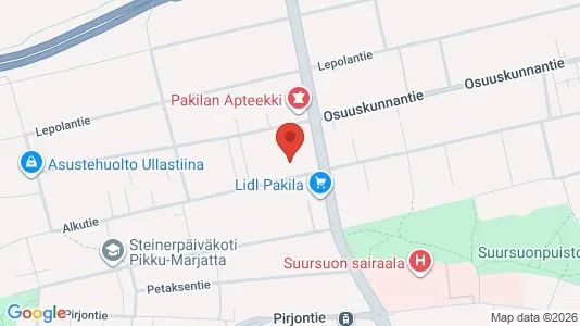 Apartments for rent i Helsinki Pohjoinen - kort over placeringen