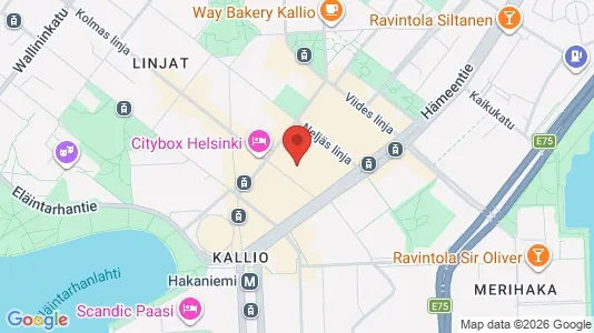 Apartments for rent i Helsinki Keskinen - kort over placeringen