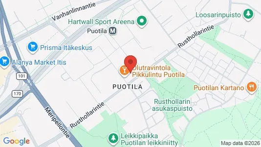 Apartments for rent i Helsinki Itäinen - kort over placeringen