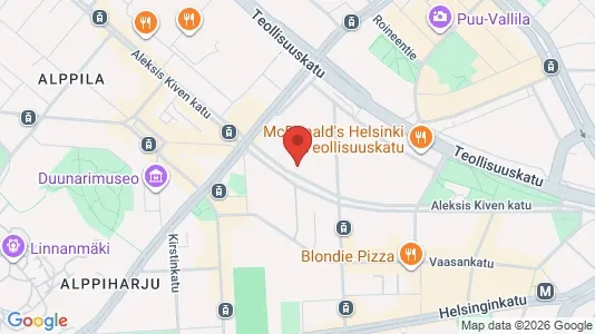 Apartments for rent i Helsinki Keskinen - kort over placeringen