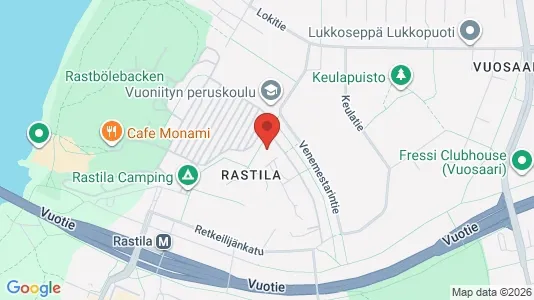 Apartments for rent i Helsinki Itäinen - kort over placeringen
