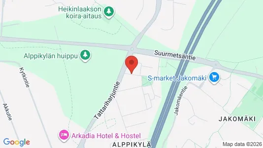 Apartments for rent i Helsinki Koillinen - kort over placeringen