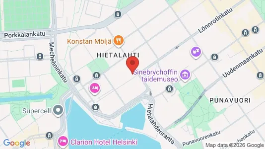 Apartments for rent i Helsinki Eteläinen - kort over placeringen