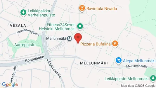 Apartments for rent i Helsinki Itäinen - kort over placeringen