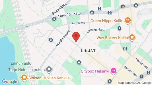 Apartments for rent i Helsinki Keskinen - kort over placeringen