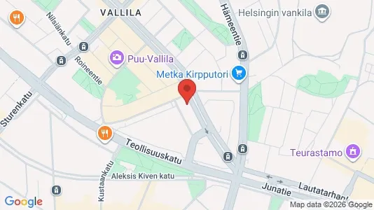 Apartments for rent i Helsinki Keskinen - kort over placeringen