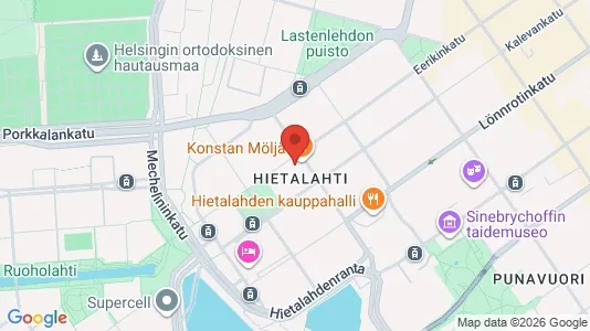 Apartments for rent i Helsinki Eteläinen - kort over placeringen