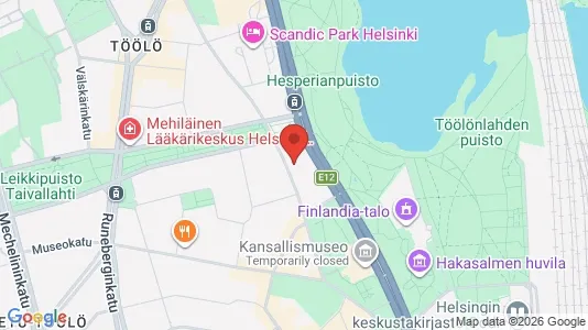 Apartments for rent i Helsinki Eteläinen - kort over placeringen