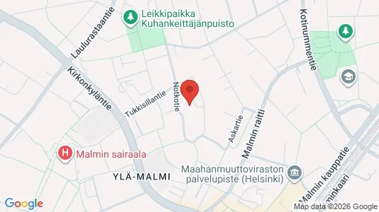 Apartments for rent i Helsinki Koillinen - kort over placeringen