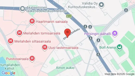 Apartments for rent i Helsinki Eteläinen - kort over placeringen