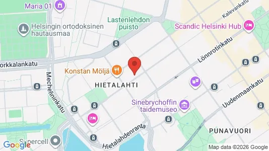 Apartments for rent i Helsinki Eteläinen - kort over placeringen