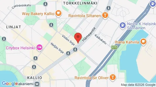 Apartments for rent i Helsinki Keskinen - kort over placeringen