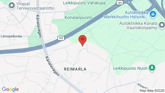 Apartments for rent i Helsinki Läntinen - kort over placeringen