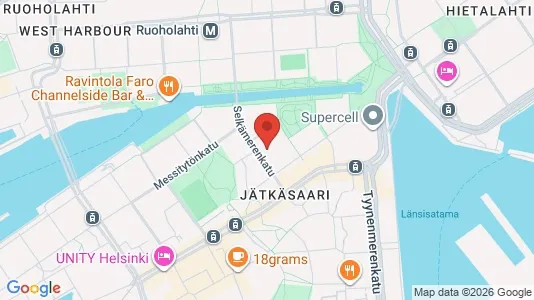 Apartments for rent i Helsinki Eteläinen - kort over placeringen