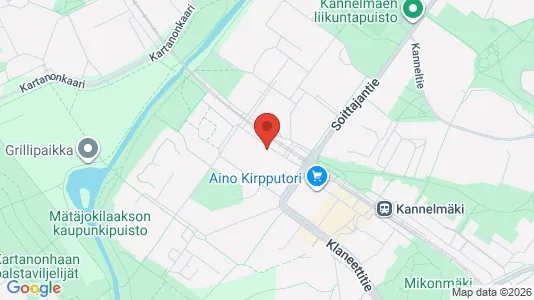 Apartments for rent i Helsinki Läntinen - kort over placeringen