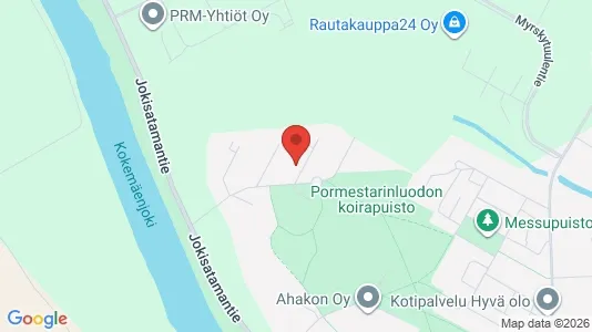 Apartments for rent i Pori - kort over placeringen
