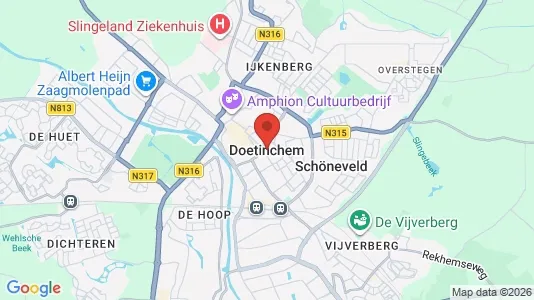 Apartments for rent i Doetinchem - kort over placeringen