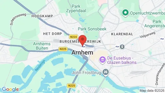 Apartments for rent i Arnhem - kort over placeringen