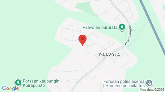 Apartments for rent i Forssa - kort over placeringen