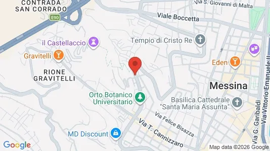 Apartments for rent i Messina - kort over placeringen