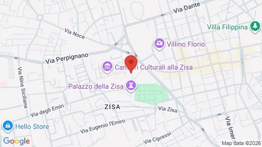 Apartments for rent i Palermo - kort over placeringen