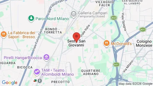 Houses for rent i Sesto San Giovanni - kort over placeringen