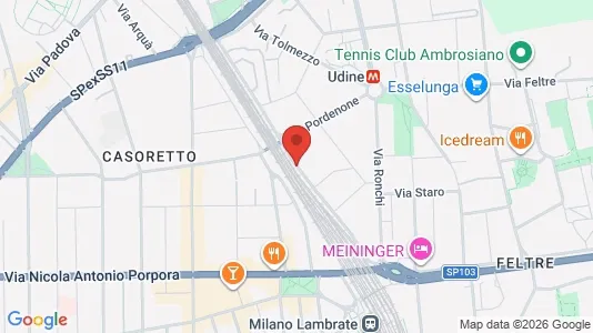 Rooms for rent i Milano Zona 3 - Porta Venezia, Città Studi, Lambrate - kort over placeringen