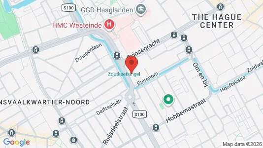 Apartments for rent i The Hague Centrum - kort over placeringen
