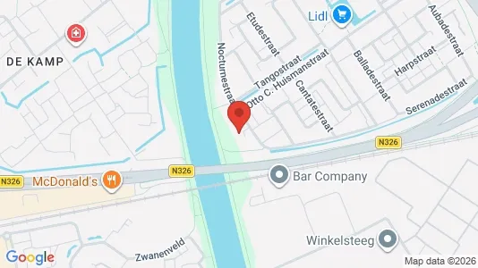 Apartments for rent i Nijmegen - kort over placeringen