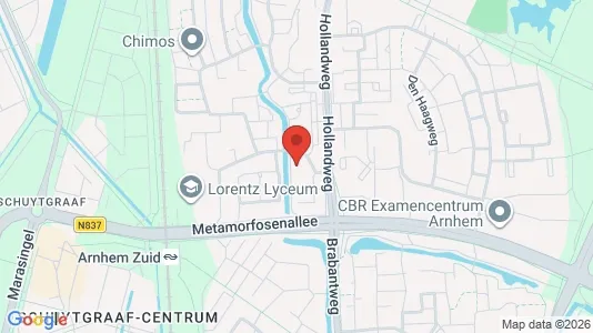 Apartments for rent i Arnhem - kort over placeringen