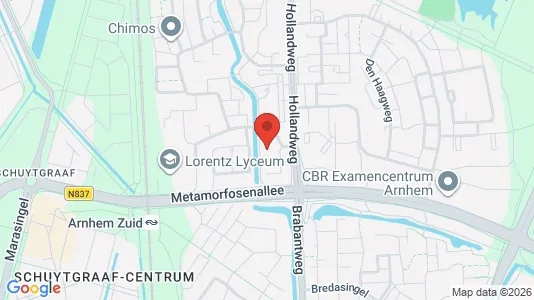 Apartments for rent i Arnhem - kort over placeringen