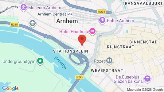 Apartments for rent i Arnhem - kort over placeringen