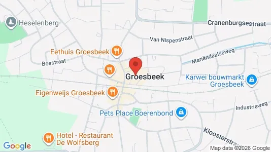 Apartments for rent i Berg en Dal - kort over placeringen