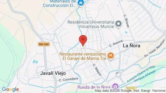 Apartments for rent i Murcia - kort over placeringen